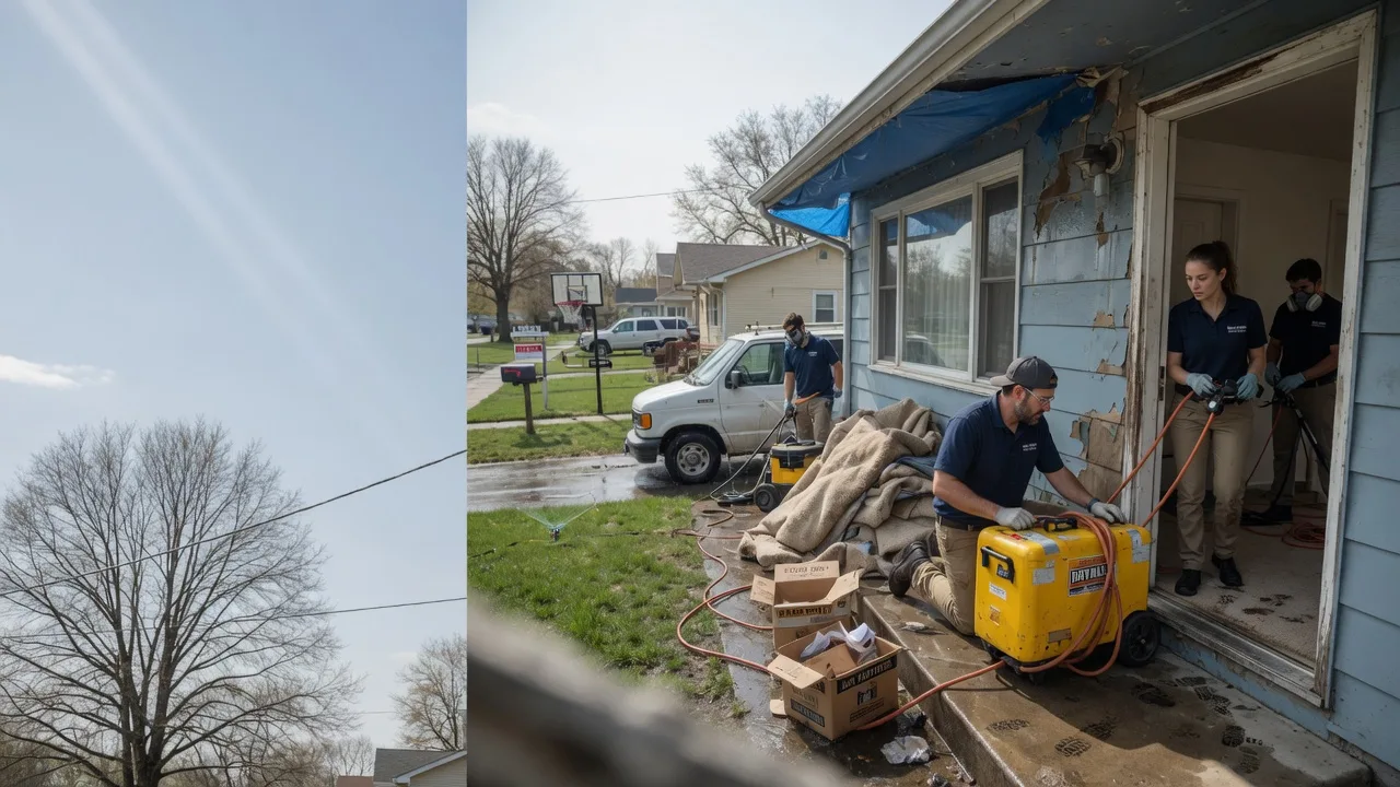 Basement Flood Cleanup in Denmark, WI near me